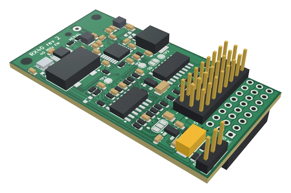 The RX40 receiver board